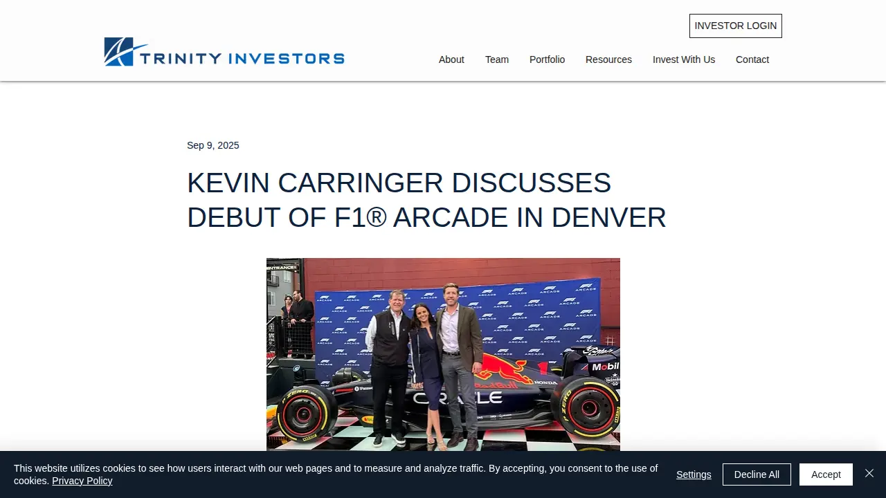 Trinity Investors page