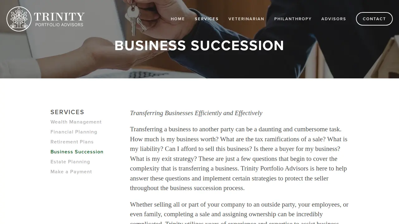 Trinity Portfolio Advisors, LLC page