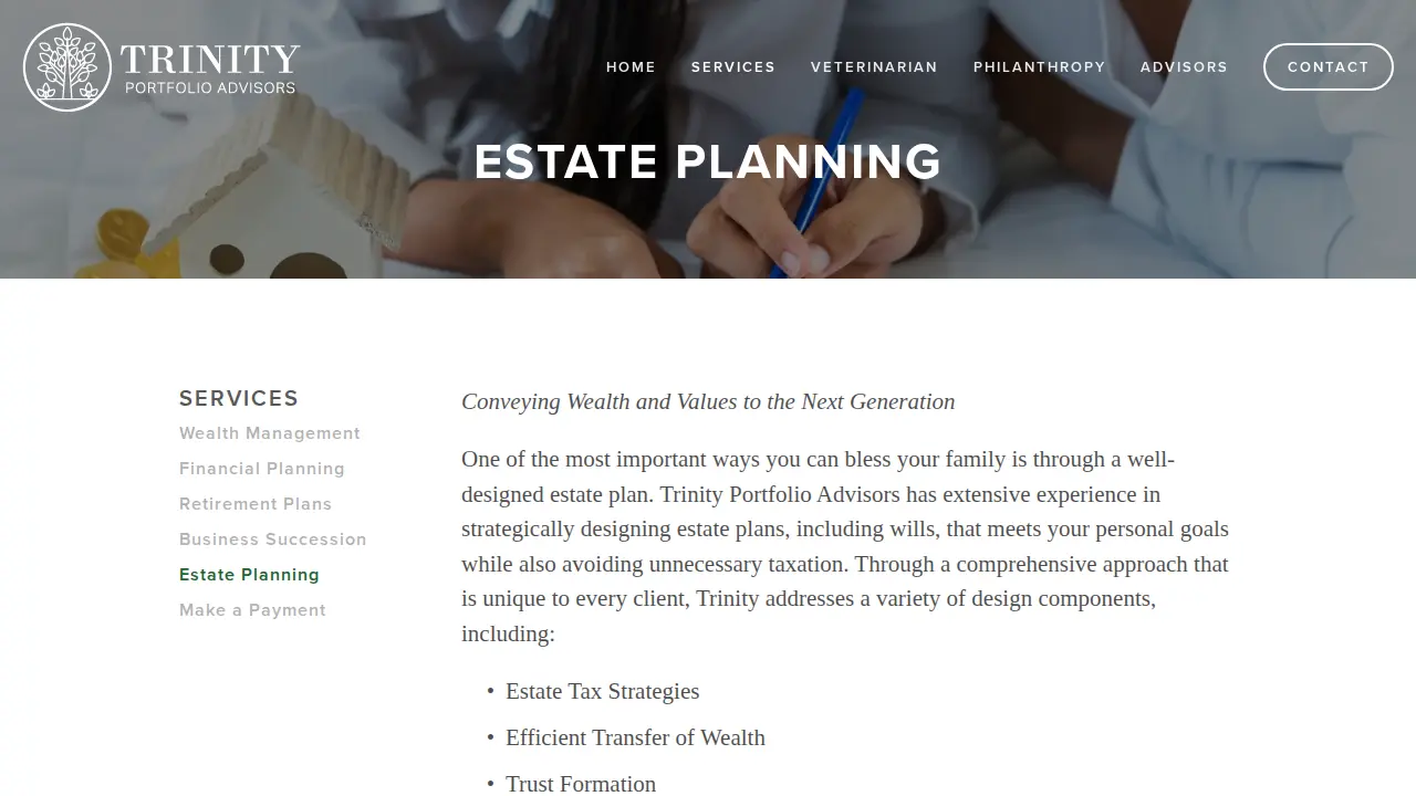 Trinity Portfolio Advisors, LLC page