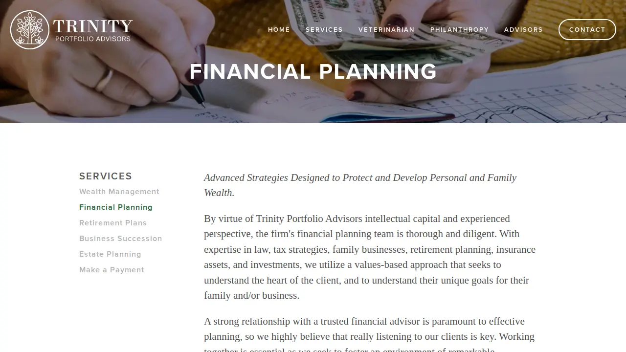 Trinity Portfolio Advisors, LLC page