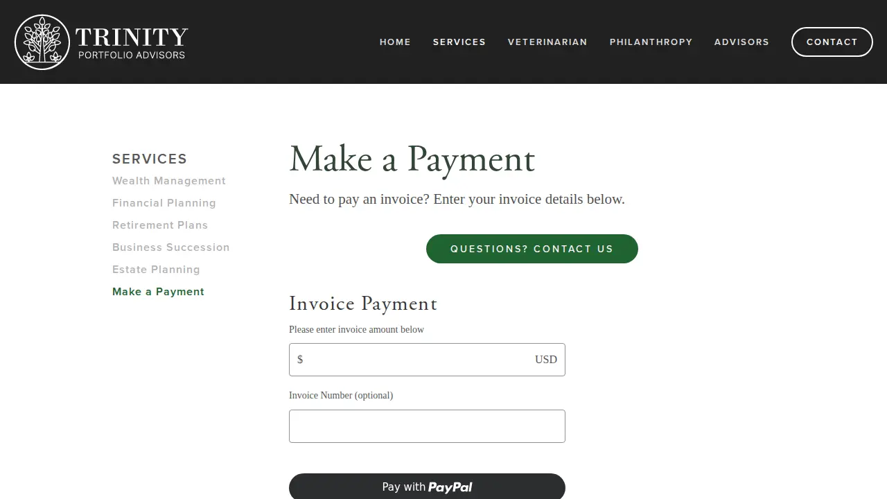 Trinity Portfolio Advisors, LLC page