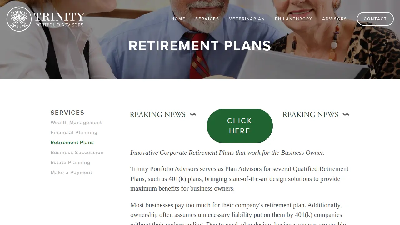 Trinity Portfolio Advisors, LLC page