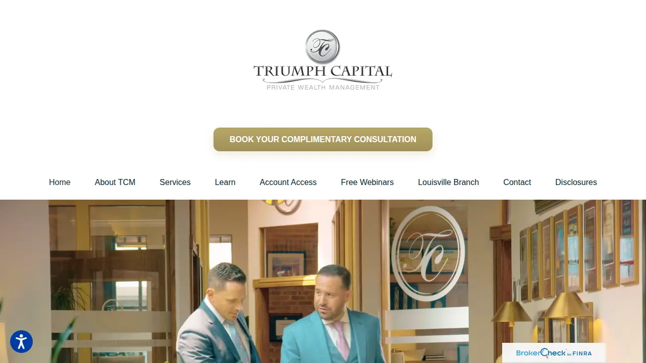 Triumph Capital Management page