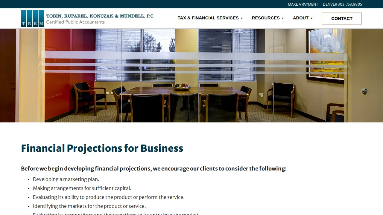 Tobin Ruparel Konczak & Mundell, P.C. page
