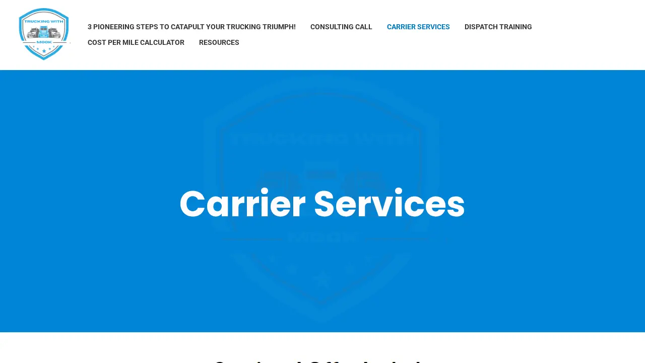 Trucking With Mook LLC page