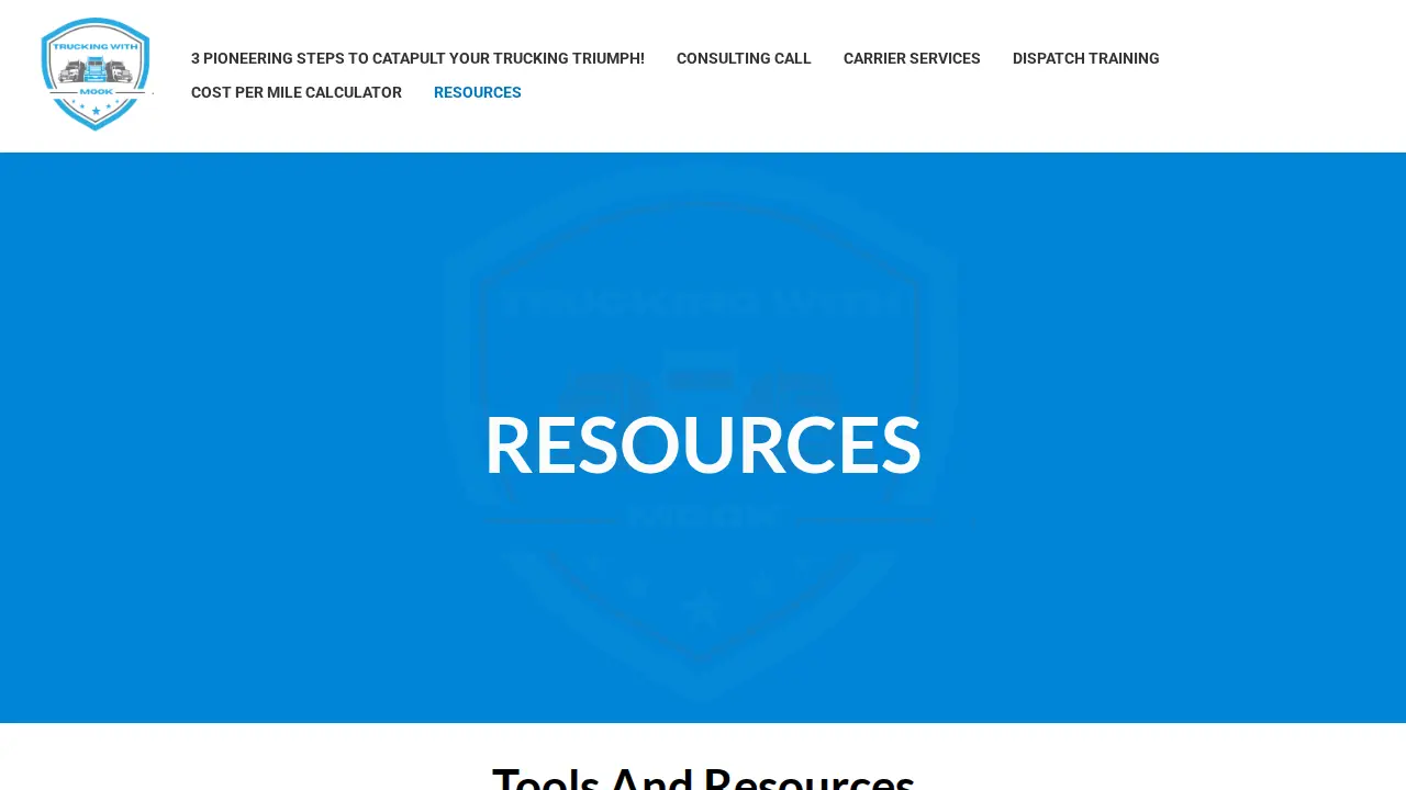 Trucking With Mook LLC page