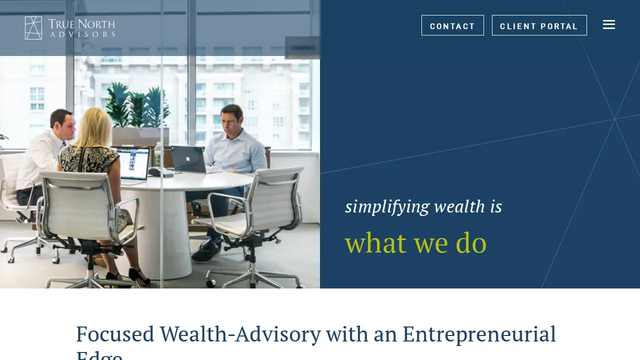 True North Advisors page