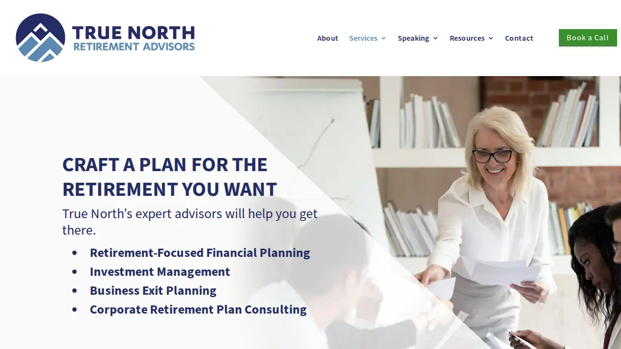 True North Retirement Advisors page