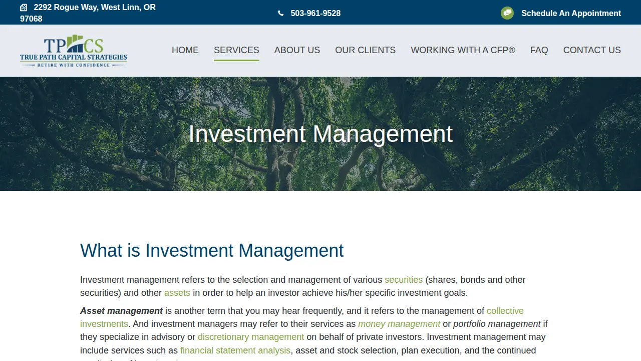 True Path Capital Strategies, LLC page