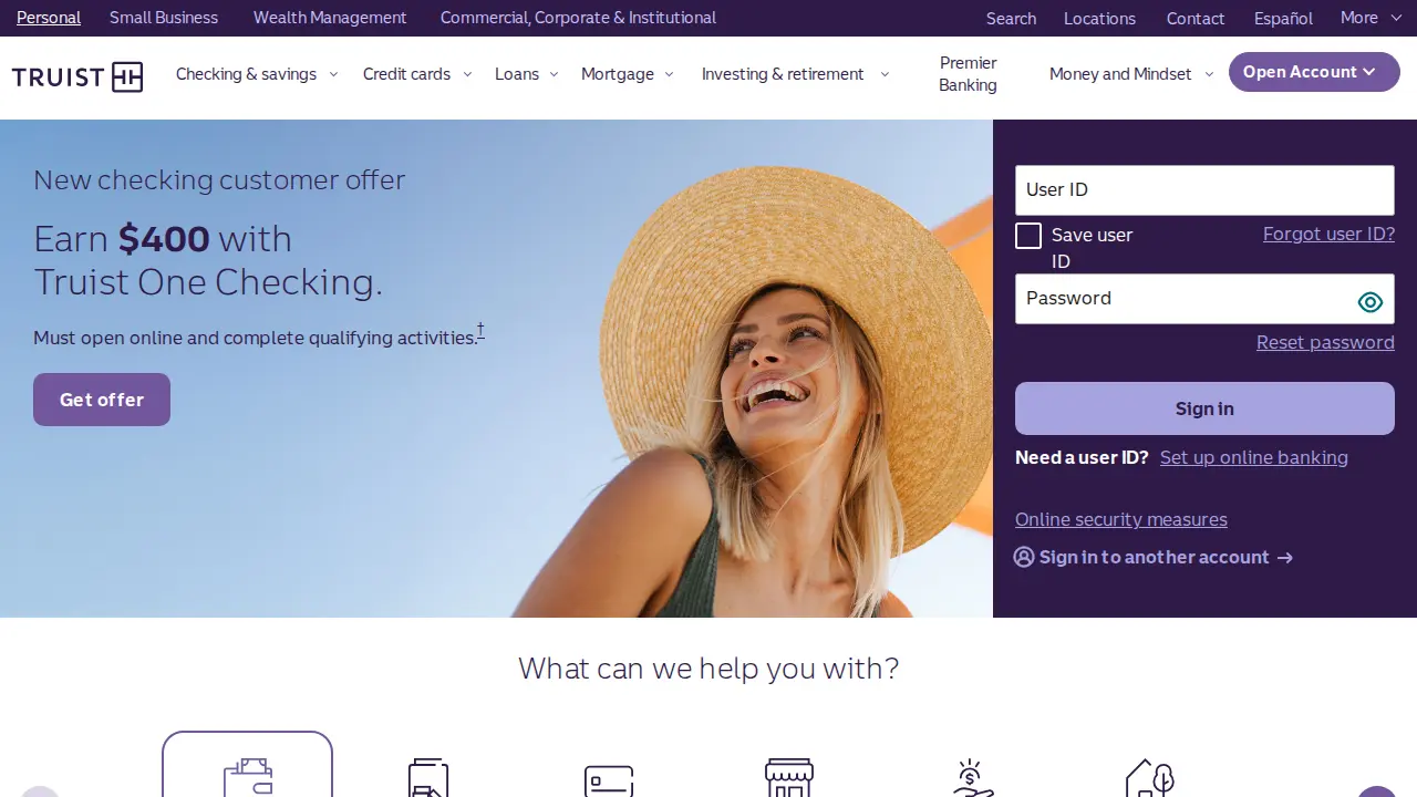 Truist Wealth page