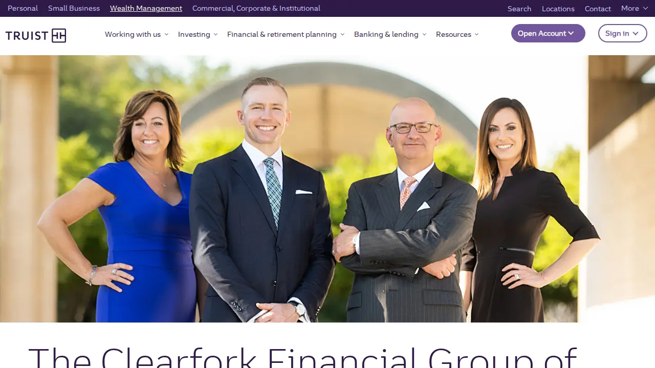 Truist Wealth page