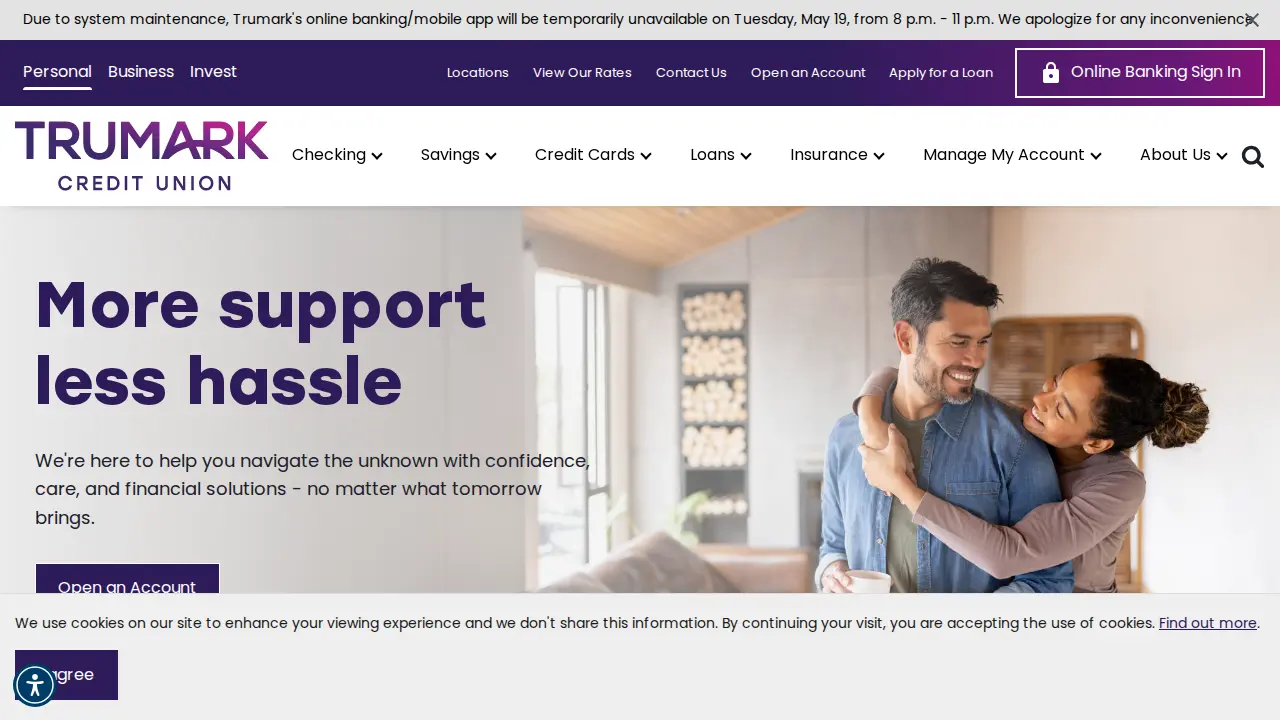 Trumark Credit Union - Phoenixville page