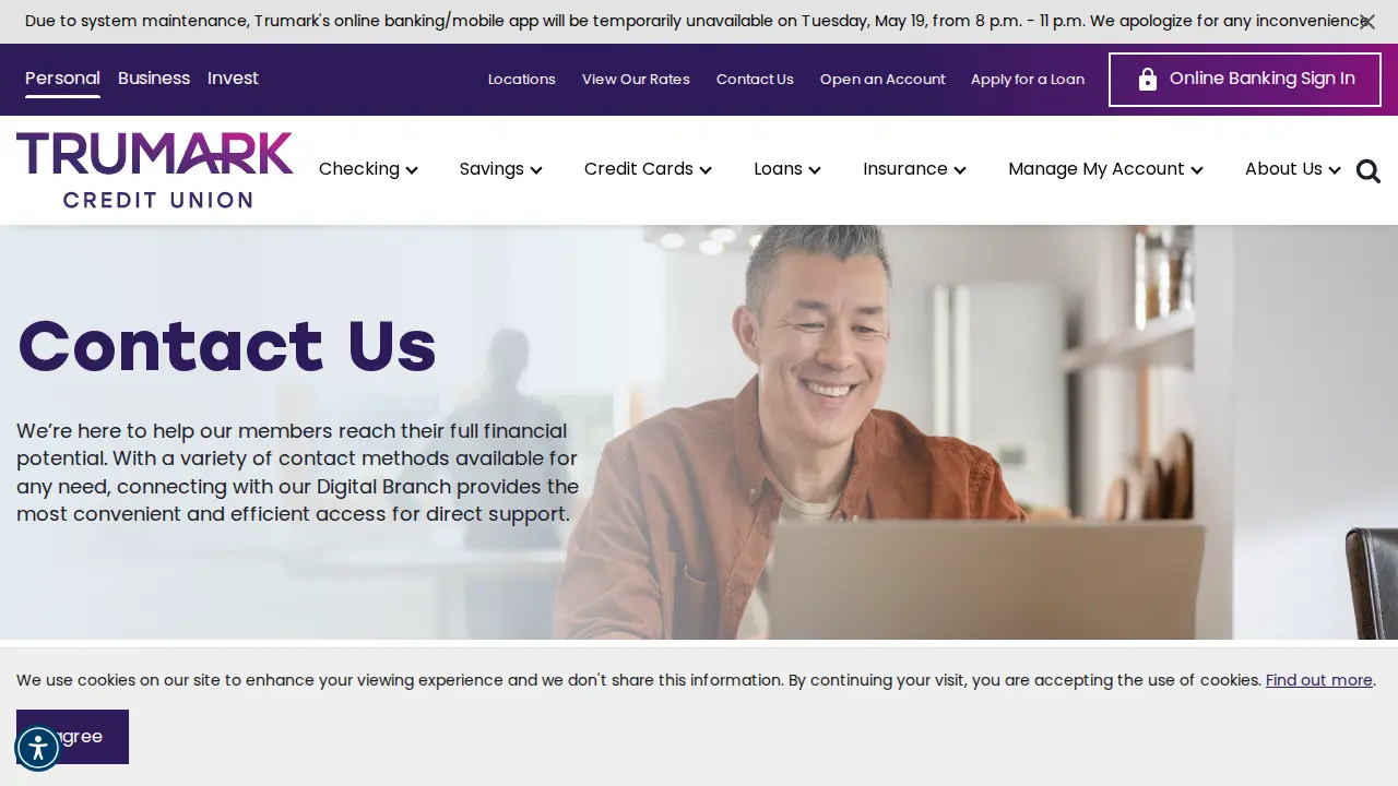 Trumark Credit Union - Phoenixville page