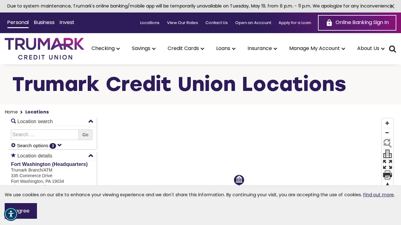 Trumark Credit Union - Phoenixville page