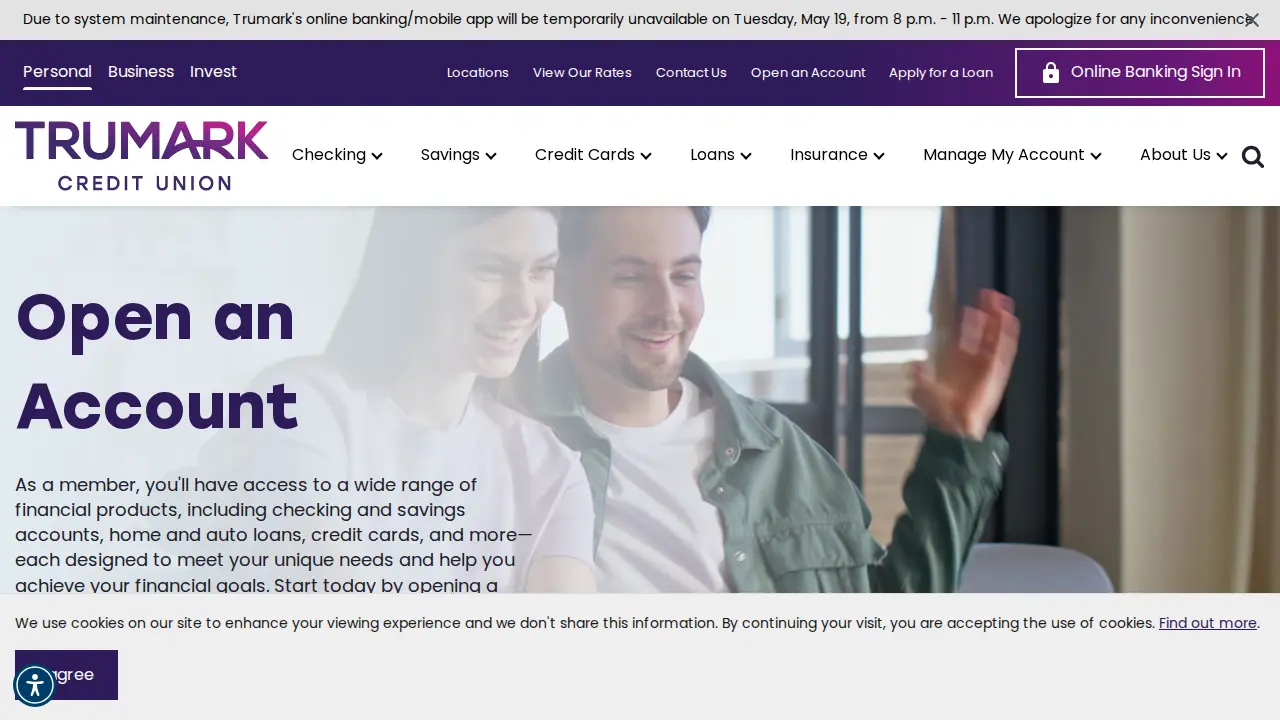 Trumark Credit Union - Phoenixville page