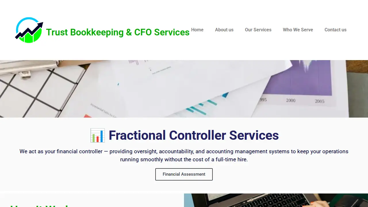 Trust Bookkeeping page