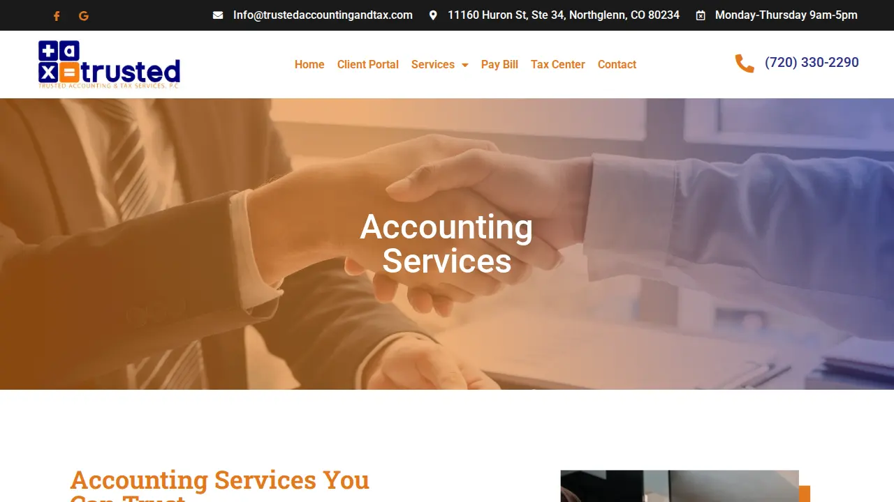 Trusted Accounting & Tax Services, PC page
