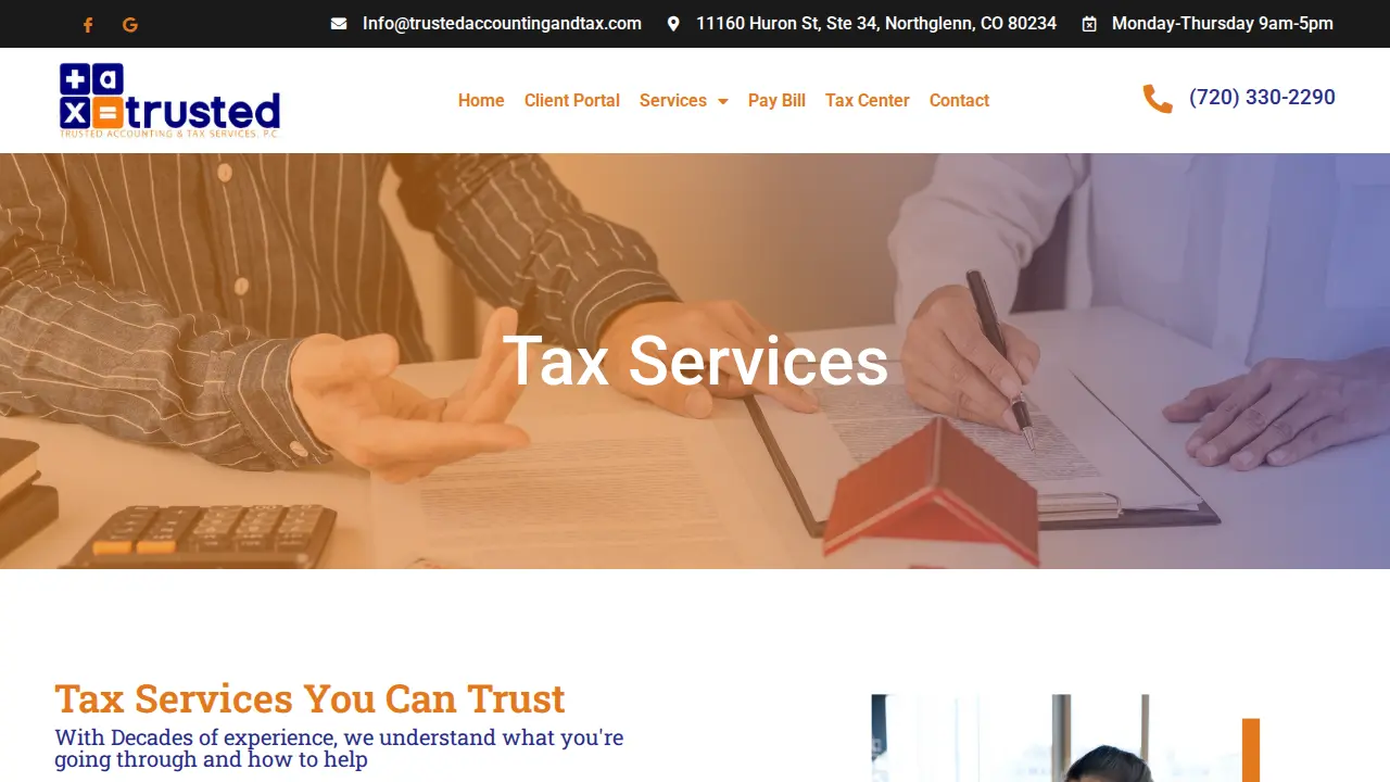 Trusted Accounting & Tax Services, PC page