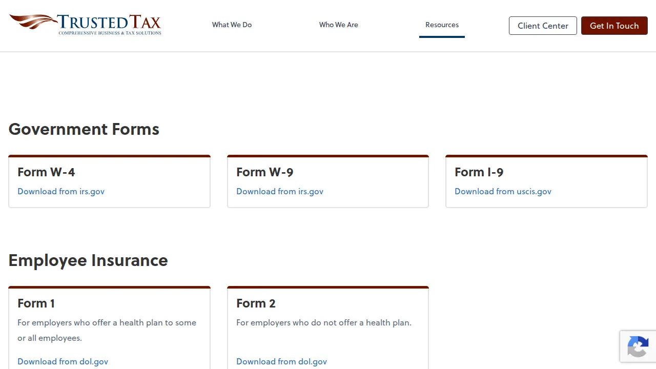 Tarrant Trusted Tax LLC page