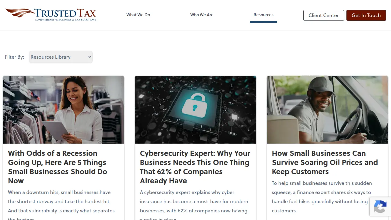 Tarrant Trusted Tax LLC page