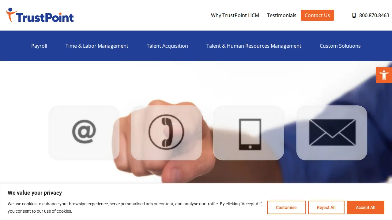 TrustPoint HCM page