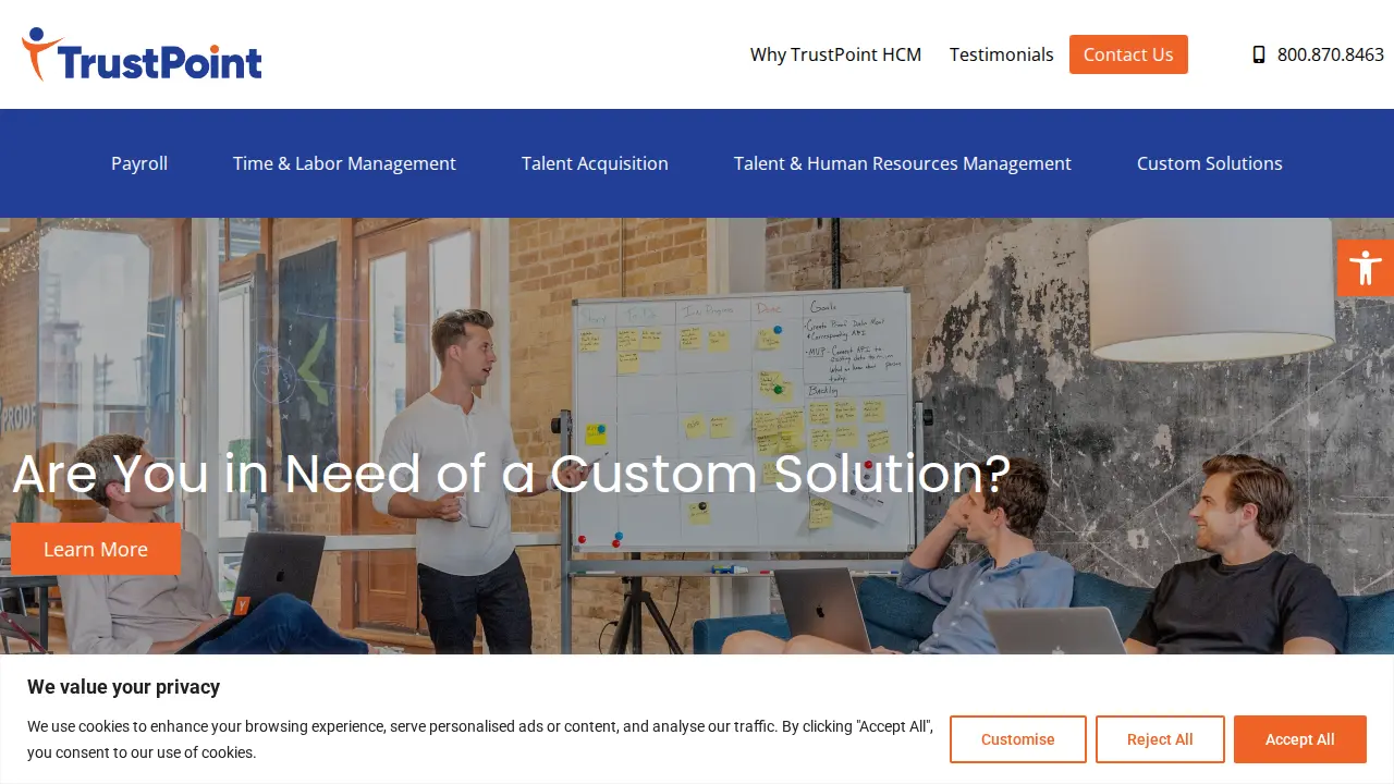 TrustPoint HCM page
