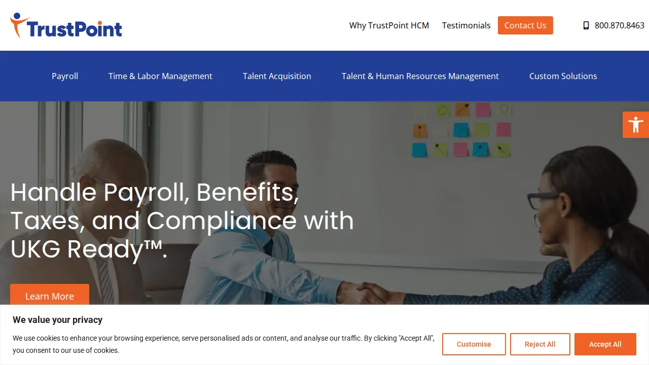 TrustPoint HCM page