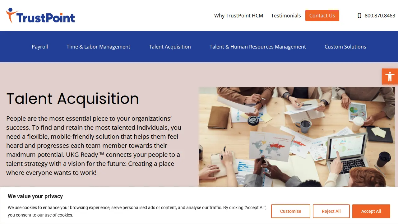 TrustPoint HCM page