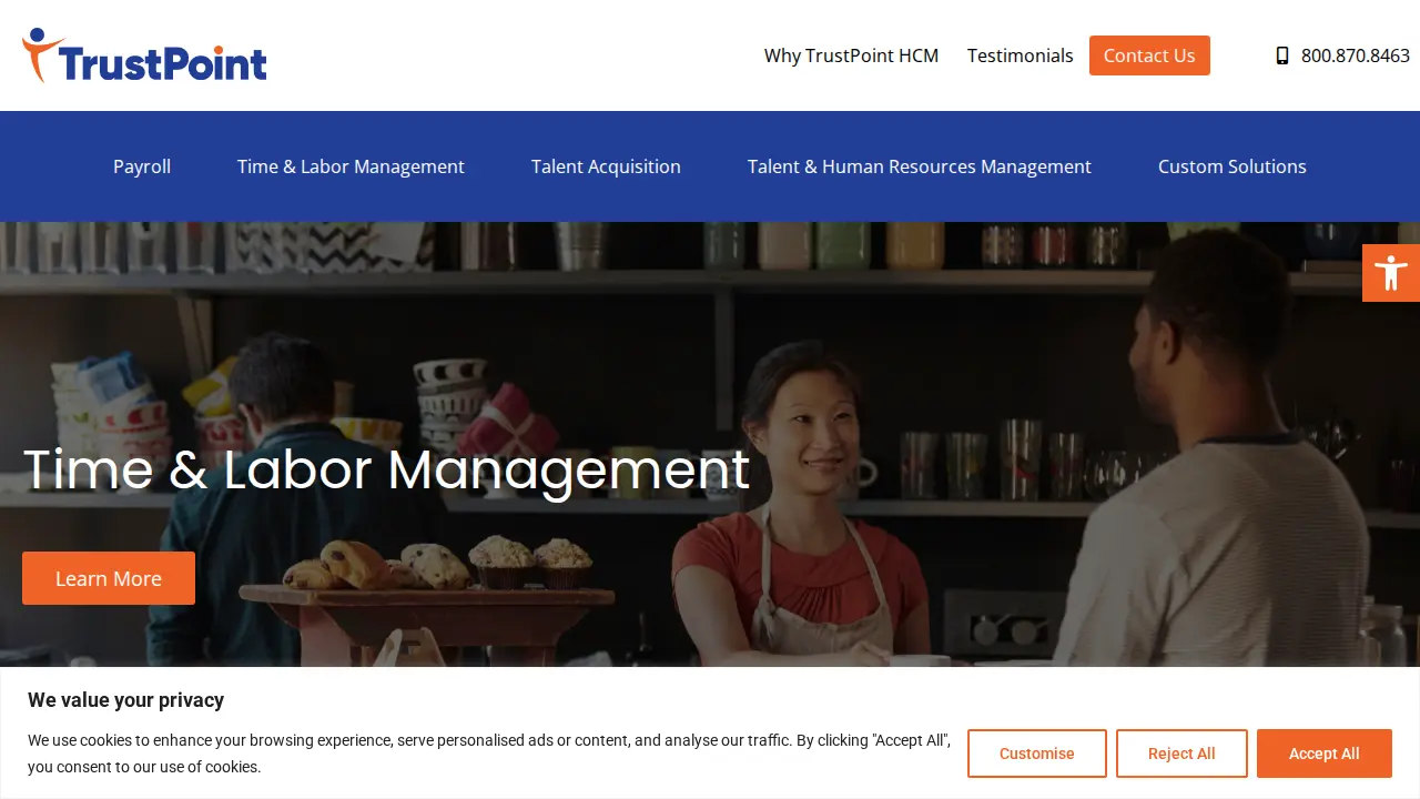TrustPoint HCM page