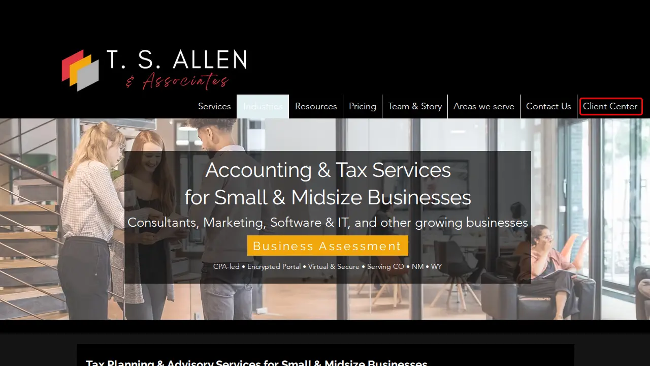 T. S. Allen & Associates page