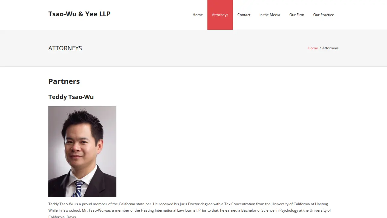 Tsao-Wu & Yee LLP page