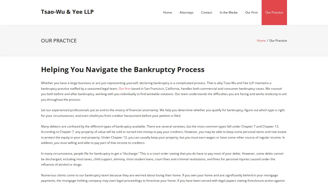 Tsao-Wu & Yee LLP page