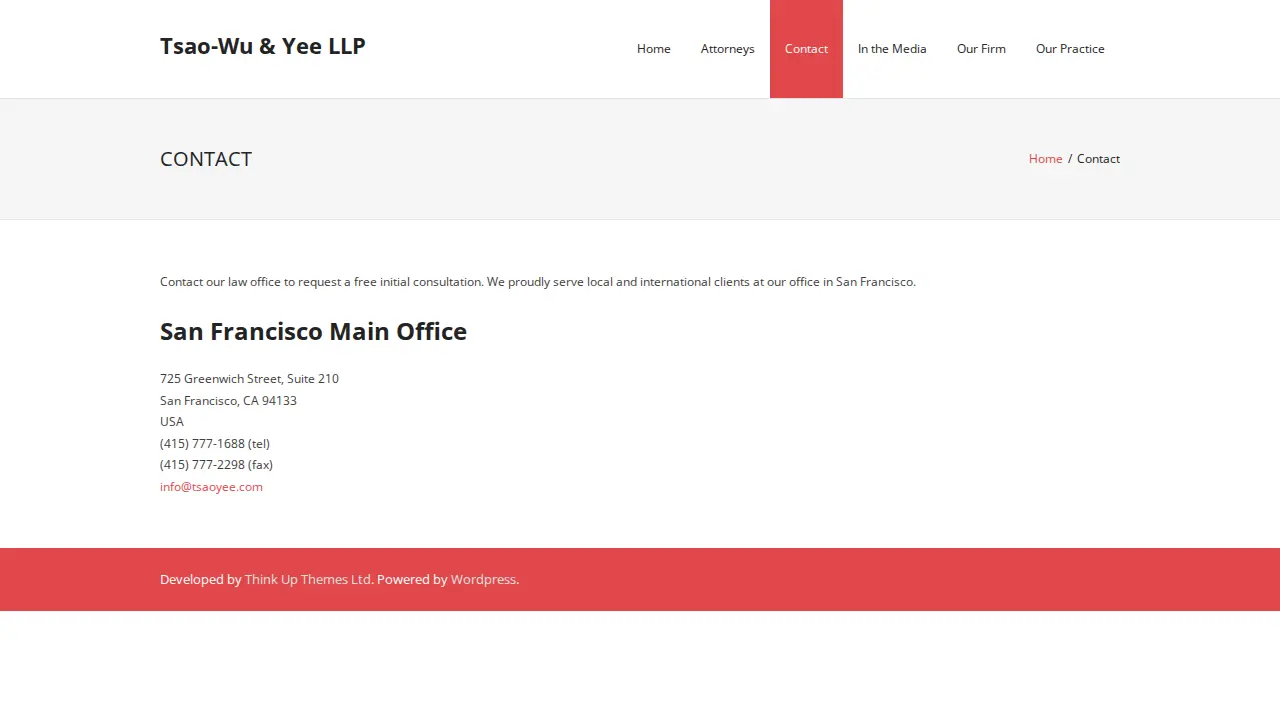 Tsao-Wu & Yee LLP page