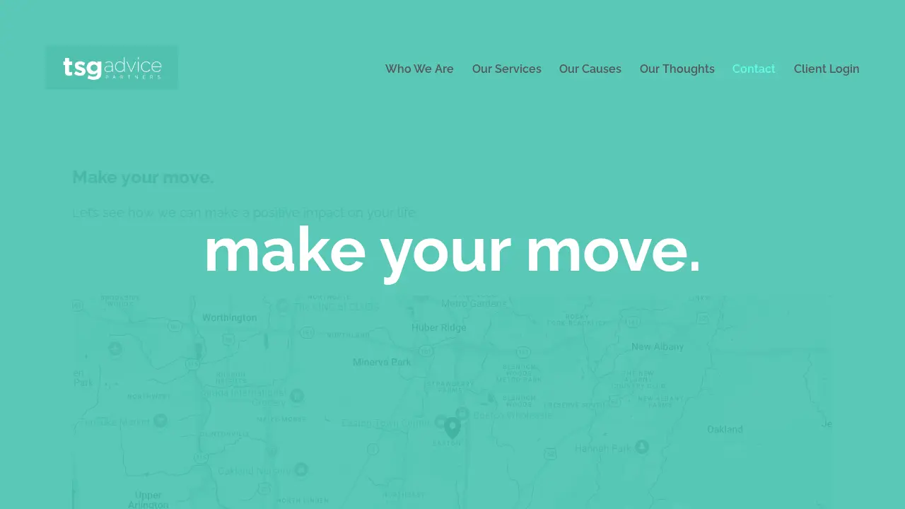 TSG Advice Partners page