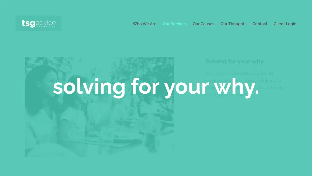 TSG Advice Partners page