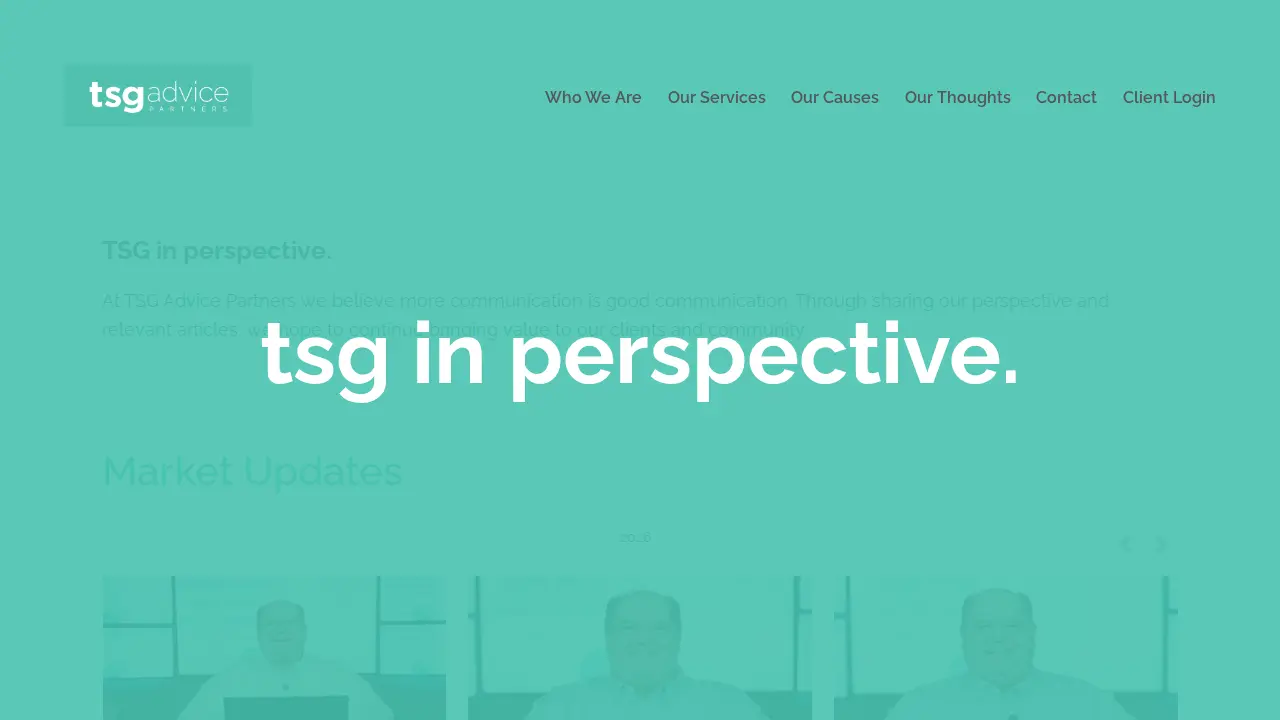 TSG Advice Partners page