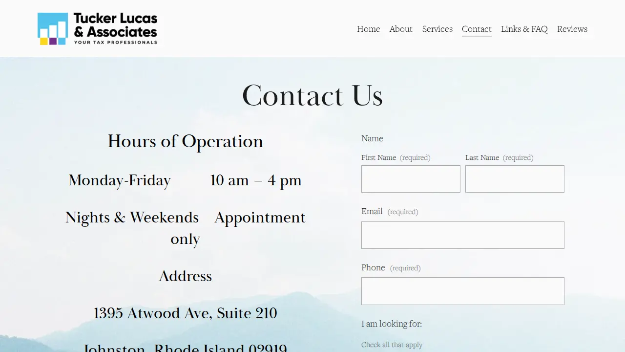 Tucker Lucas & Associates page