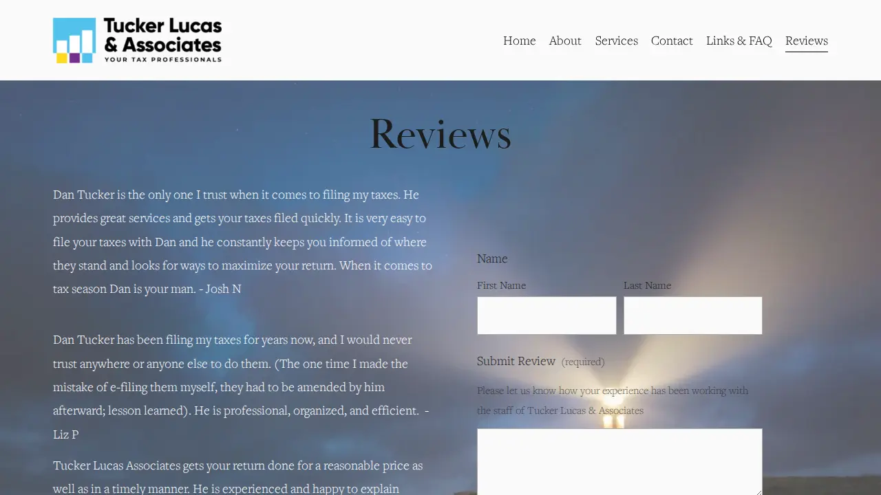 Tucker Lucas & Associates page