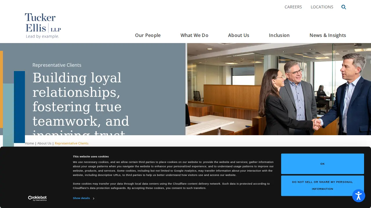 Tucker Ellis LLP page