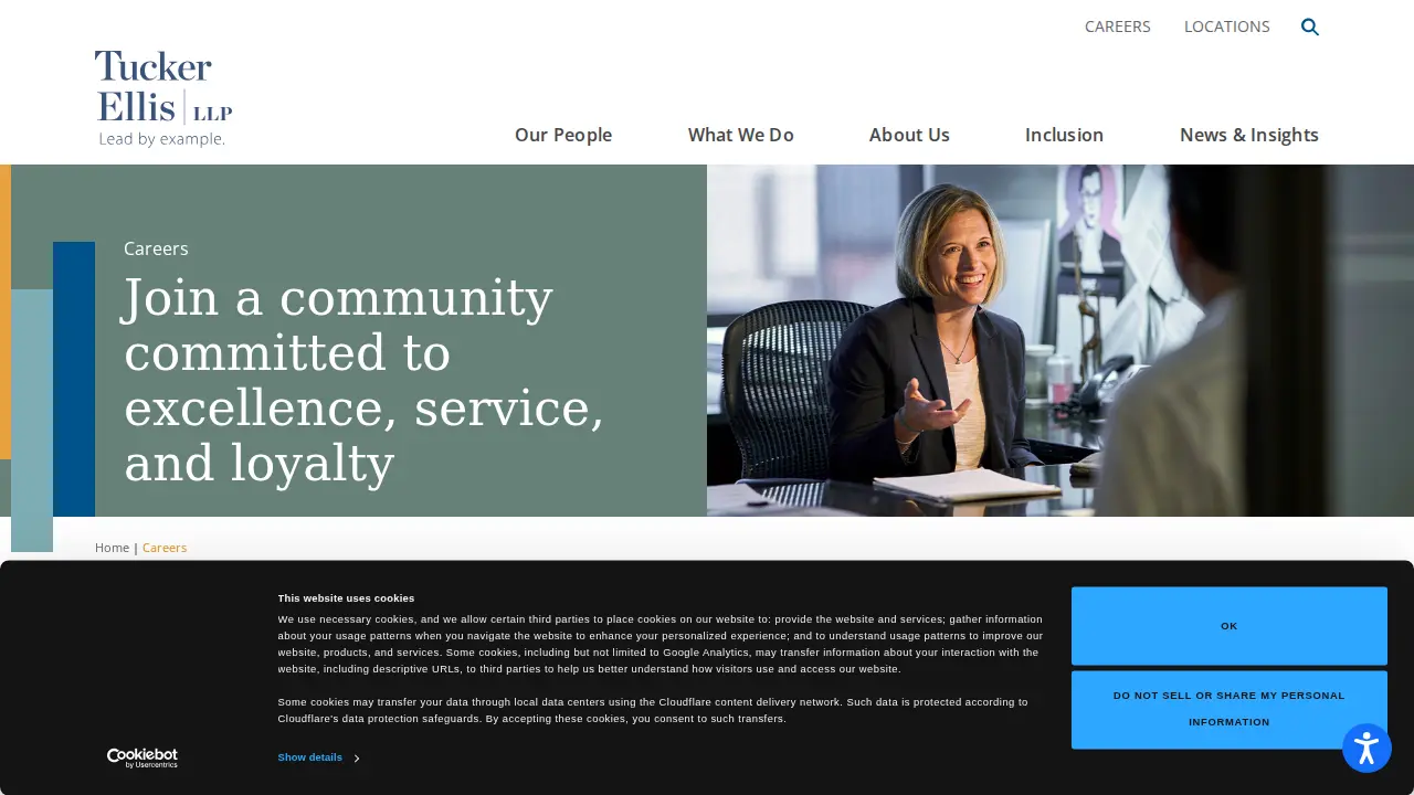 Tucker Ellis LLP page