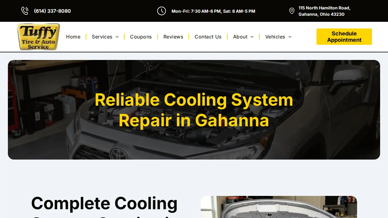 Tuffy Tire & Auto Service Center page