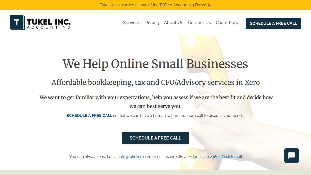 Tukel, Inc. I Accounting & Consulting page