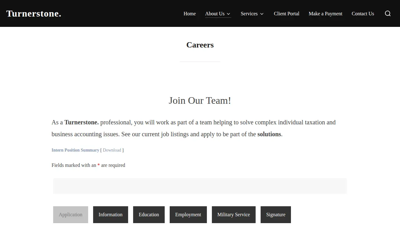Turnerstone. LLC page