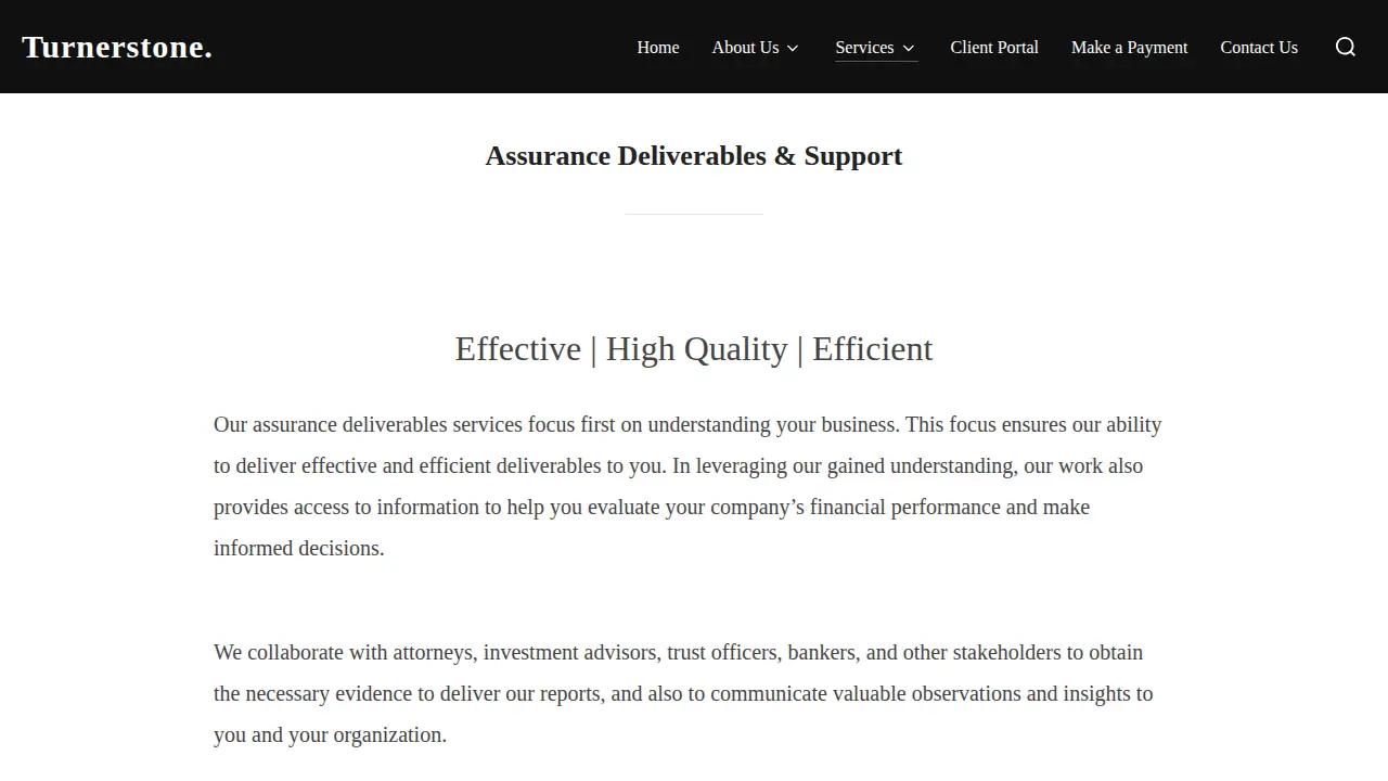 Turnerstone. LLC page