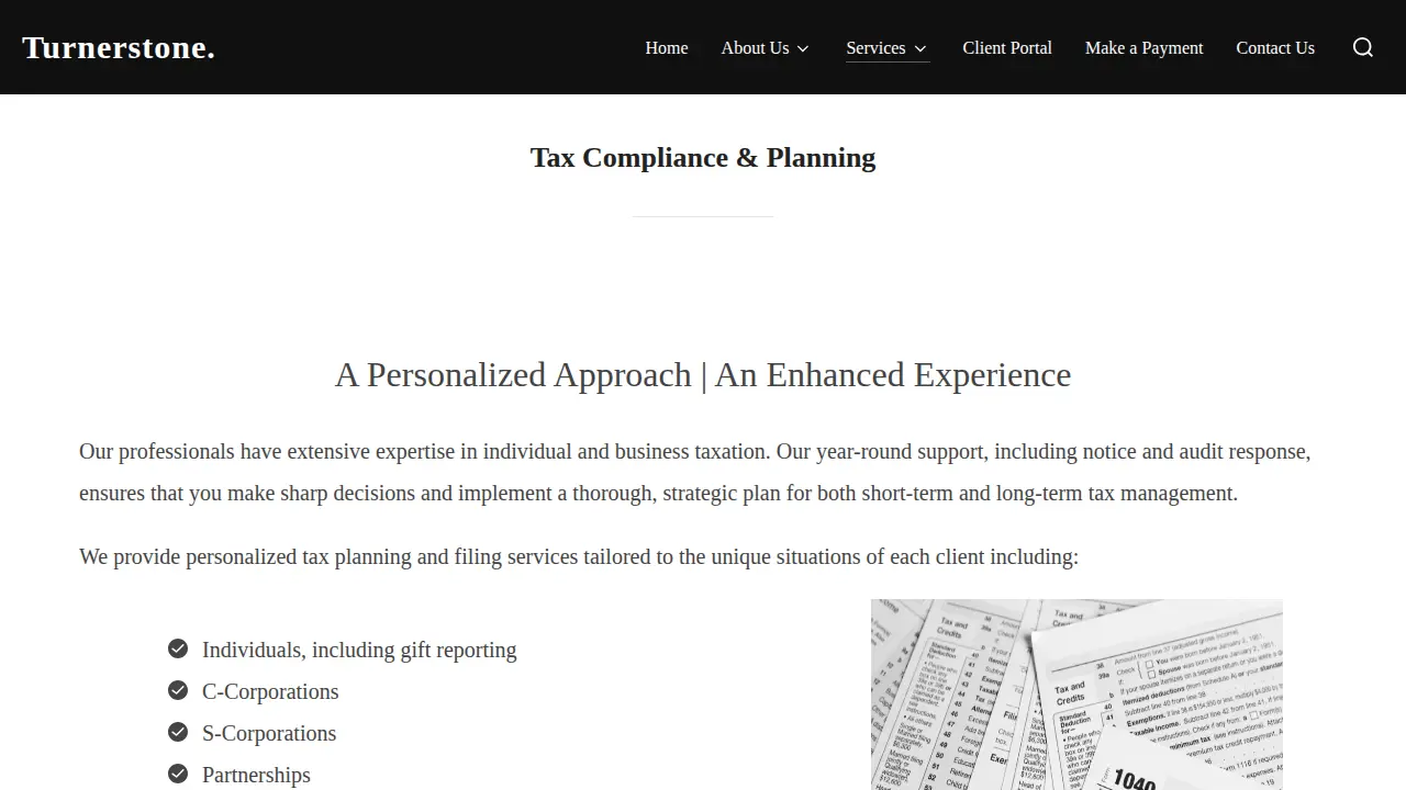Turnerstone. LLC page