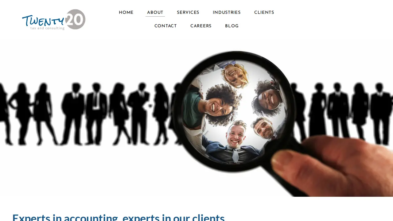 Twenty20 Tax and Consulting PC page