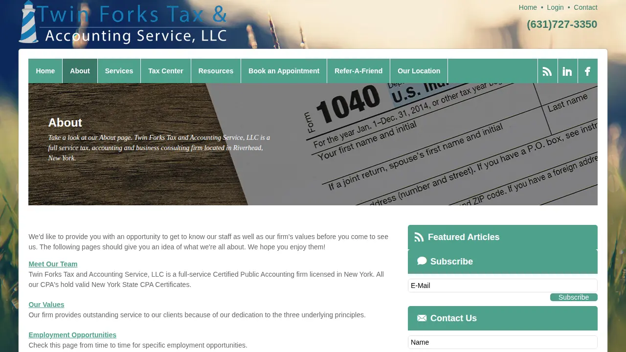 Twin Forks Tax & Accounting Services LLC page