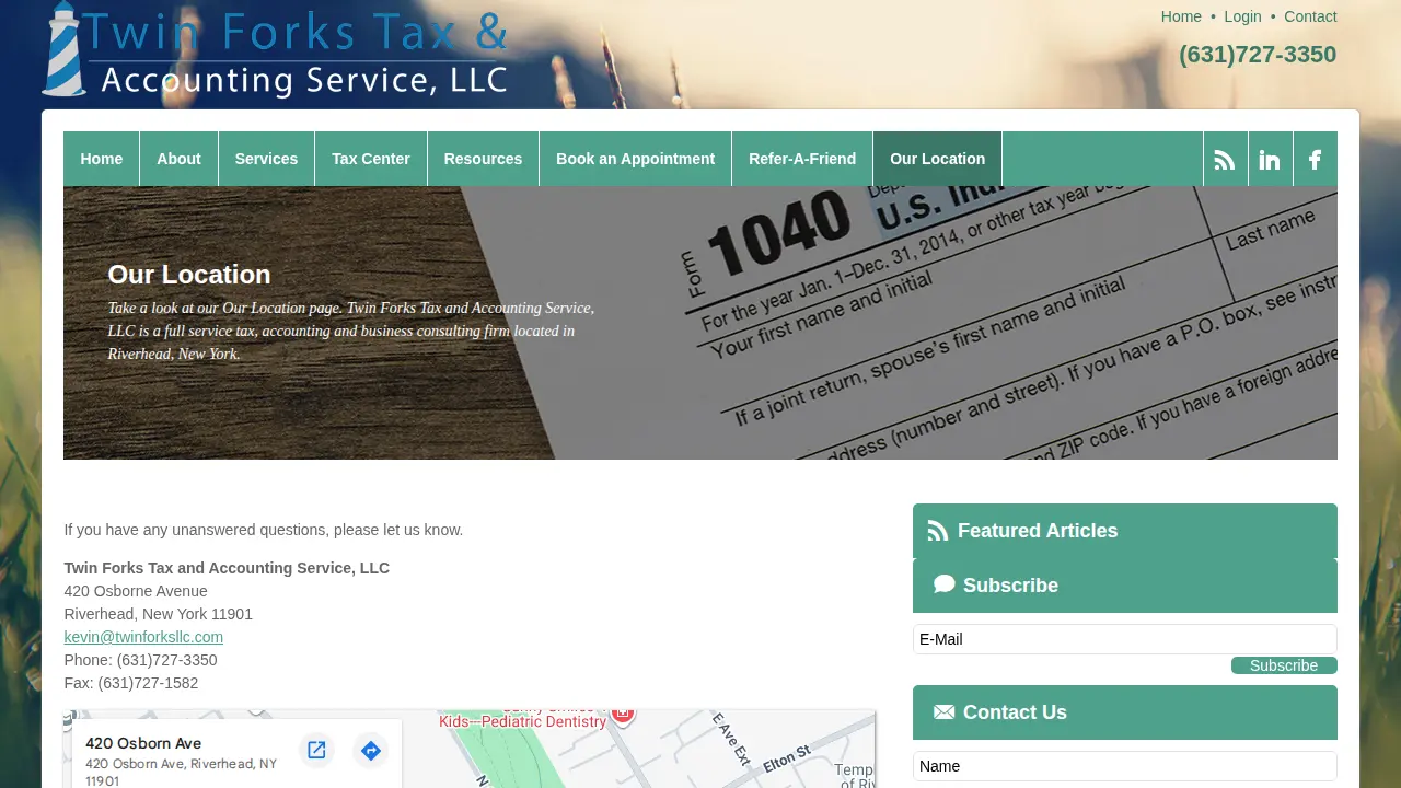Twin Forks Tax & Accounting Services LLC page