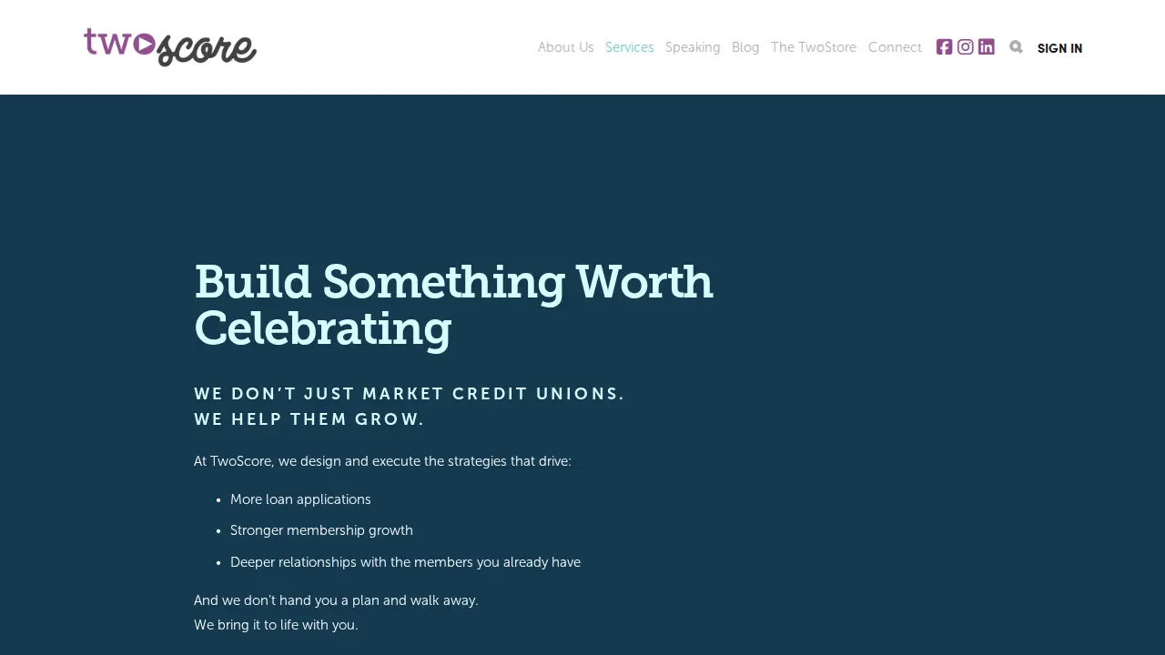 TwoScore page