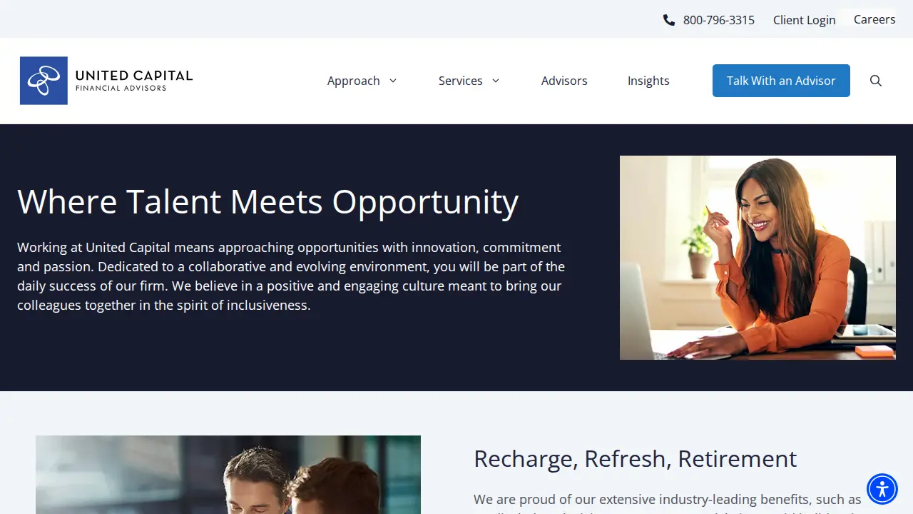 United Capital Financial Advisors page